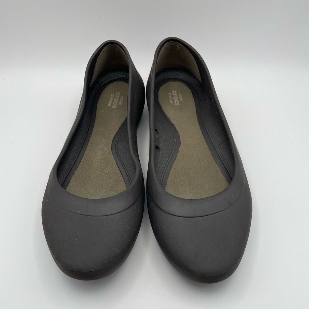 CROCS Lina Ballet Flats Womens Size 10 Brown